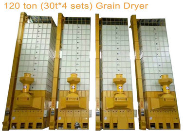 4 Sets 30 Ton Per Batch Grain Dryer Machine With Totally 120 Ton Capacity