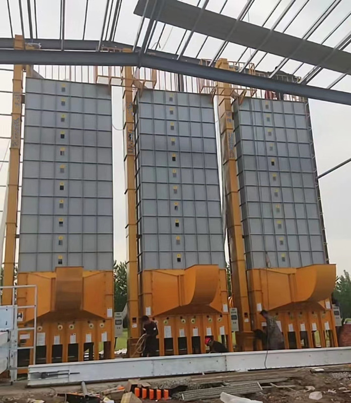 PLC Control Low Temperature Corn Grain Paddy Dryer con 120 tonnellate/ lotto