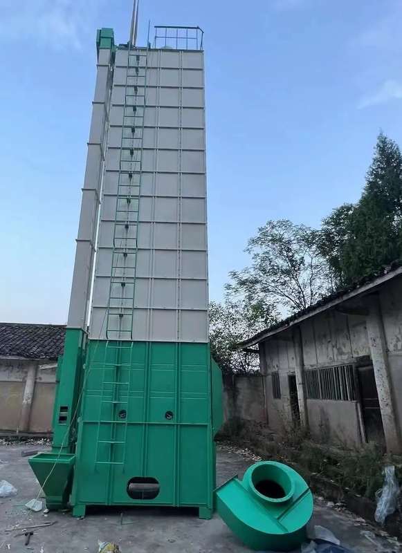 Asciugatrice di cereali di riso di capacità 30 tonnellate per lotto con bassa velocità di rottura e alta velocità di fresatura