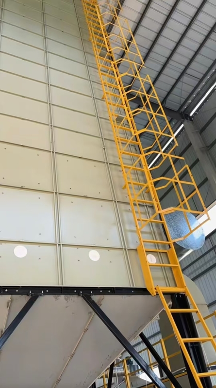 Asciugatrice di semi di grano di mais di riso 70 tonnellate/ lotto Capacità aria calda temperatura 60-130°C 16.603kw