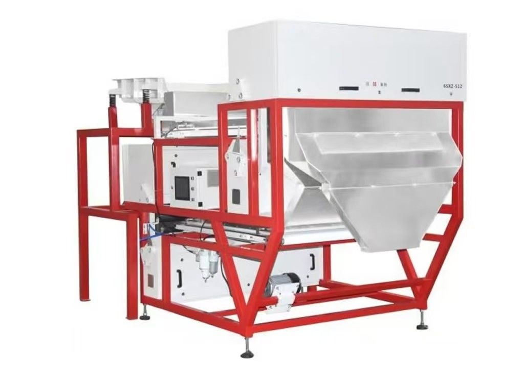 15 tonnellate all'ora Crawler a doppio strato AI Deep Self-Learning Edamame Color Sorter