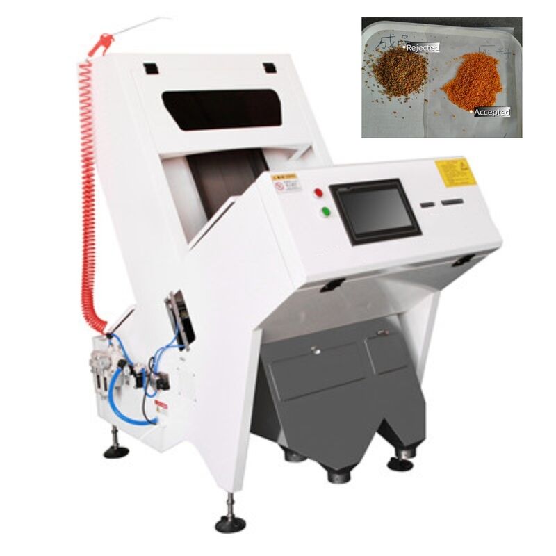 80-Channel Small Multi-Purpose Intelligent Color Sorter for Dried Carrots.