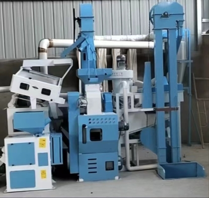 18 tonnellate al giorno Macchine per la lavorazione combinata del riso Macchine per l'usura del riso Macchine per la rimozione delle pietre Buone prestazioni