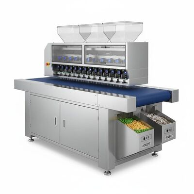 Sortitore di colori a fascia multiuso per l'industria alimentare, minerale e di riciclaggio.