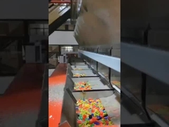 Sortitore di colori a fascia per fiocchi e pellet di plastica